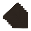 Dark brown napkins set of 6 | Kyla