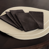 Dark brown napkins set of 6 | Kyla