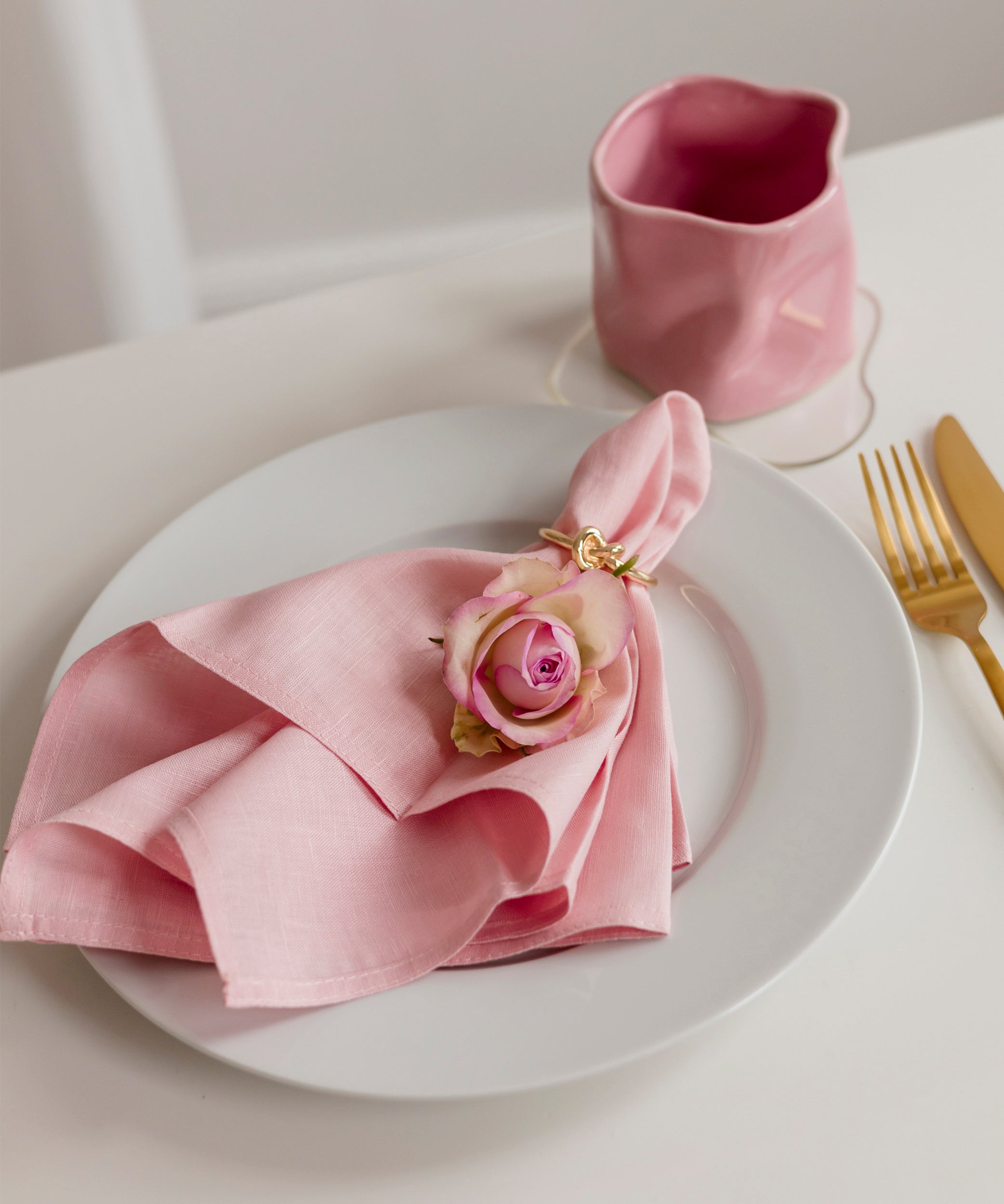 Pink napkins set of 6 | Kyla