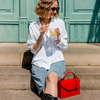 Ribbed Drinking Glass in To-Go Design | Liva