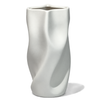 Large Ceramic Vase in White with a Softly Curved Silhouette | Livia