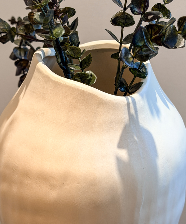 Large Ceramic Vase with a Tall & Softly Shaped Silhouette | Maira