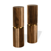 Salt and pepper mill with grooved design | Marlo
