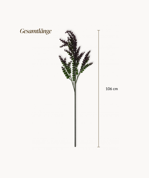 Kunstblumen-Bouquet Eukalyptus 3er in Lila aus der Serie Bloom – Produktansicht