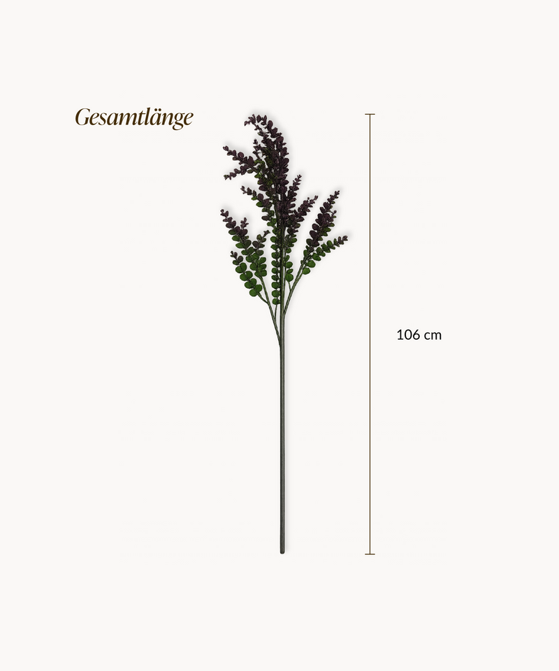 Kunstblumen-Bouquet Eukalyptus 3er in Lila aus der Serie Bloom – Produktansicht