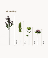 Moody Garden 7er Bouquet in Altrosa & Grün | Bloom