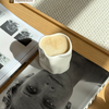 Set of Small & Large Ceramic Mugs Cream White | Alaska