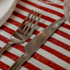 Cutlery set silver matt brushed | Tava