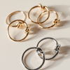 Napkin Rings Gold & Silver 2x Set of 6 | Tye