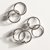 Napkin rings silver set of 6 | Tye