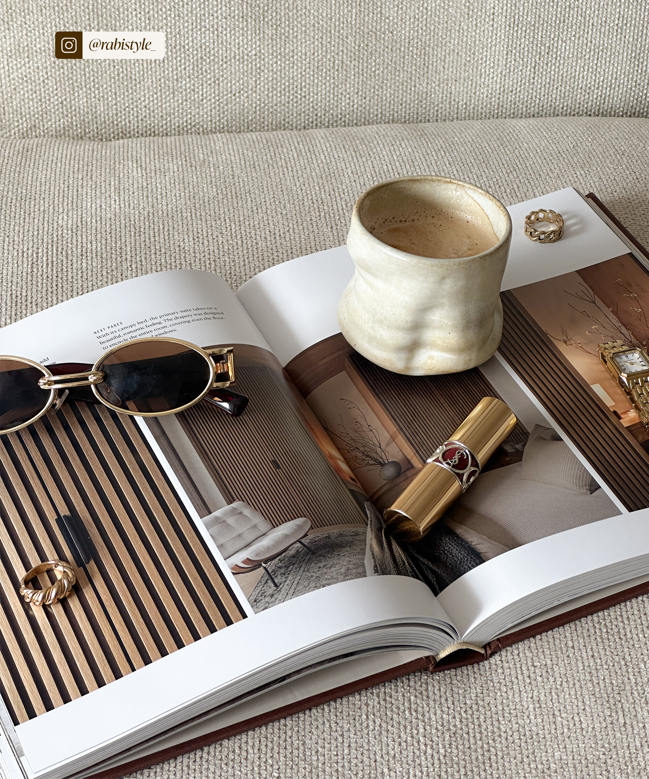 Organic ceramic mug with color gradient | Bali