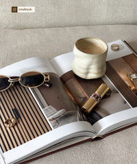 Organic ceramic mug with color gradient | Bali