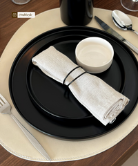 Black tableware set | Nia