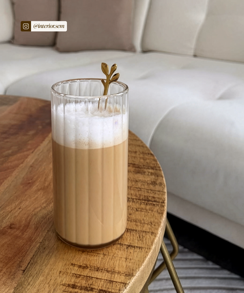 Großes Trinkglas im Streifen-Design aus der Serie Norway – Produktansicht im Überblick