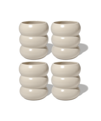 Wavy Ceramic Mug Beige (400ml) | Mya