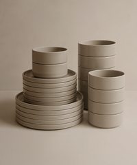 Taupe tableware set | Nia
