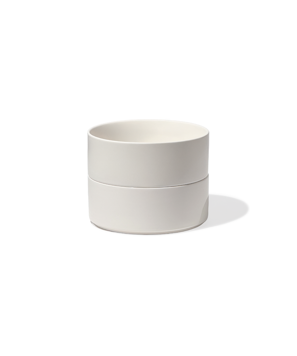 2er Set kleine Bowls cremeweiß matt | Nia