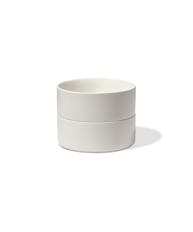 Set of 2 Small Bowls, Cream-White Matt | Nia