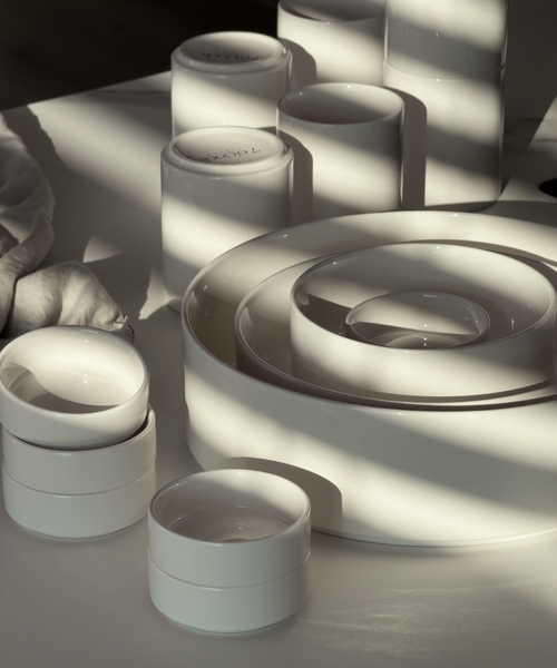 Dipschalen 6er Set in Cremeweiß aus der Serie Nia – Materialdetail
