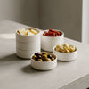 Dip bowls set of 6 in cream white matt | Nia