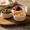 Dip bowls set of 6 in cream white matt | Nia