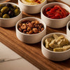 Dip bowls set of 6 in cream white matt | Nia