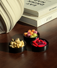 Small dip bowls set of 6 in black | Nia