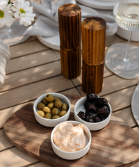 Dip bowls set of 6 in cream white | Nia