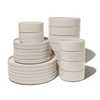 Tableware Set Beige Glossy | Nia