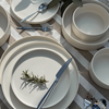 Crockery set matt cream white | Nia