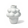 White Ceramic Vase with a Sculptural Shape | Nola