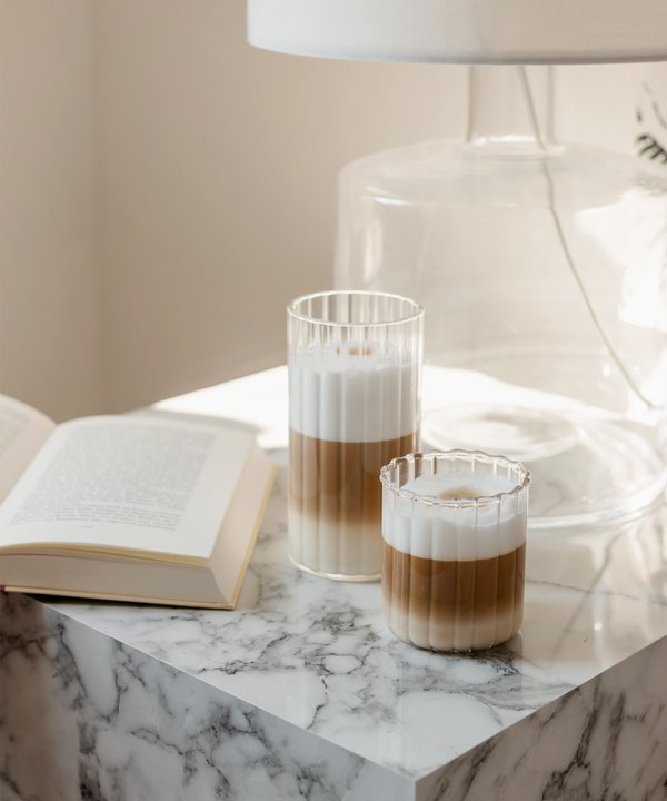 Glasses set striped design | Norway