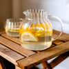 Tea Carafe & Glass Cups Set Striped Design | Norway