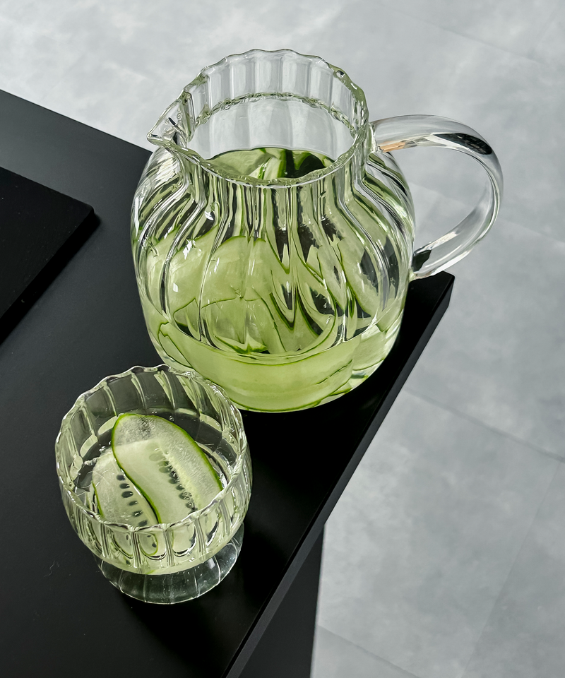 Teekaraffe im Streifen-Design, Serie Norway – Größenübersicht
