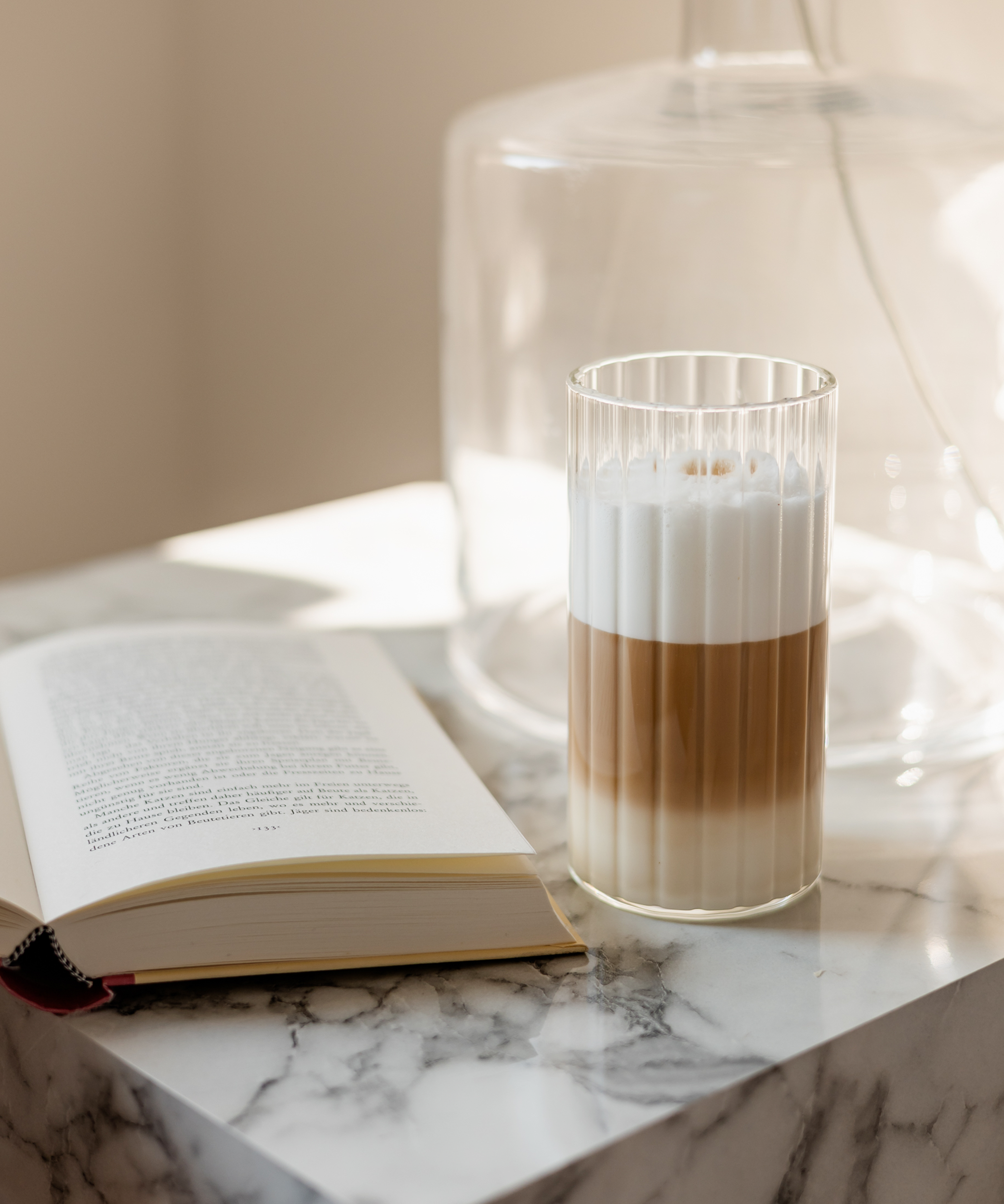 Water carafe & glass set striped design | Norway