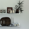 Small Glass Vase in Brown Smoked Glass with an Organic Curved Silhouette | Nuru