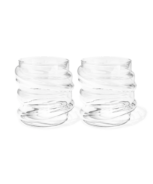 Trinkglas mit Spiral-Twist – orlando collection von 7 O'CLOCK