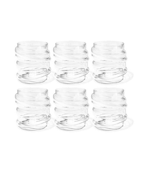 Glass with spiral twist | Orlando