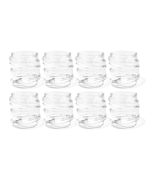 Glass with spiral twist | Orlando