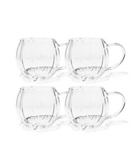 Glass cup striped design | Oslo