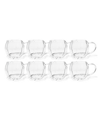 Glass cup striped design | Oslo