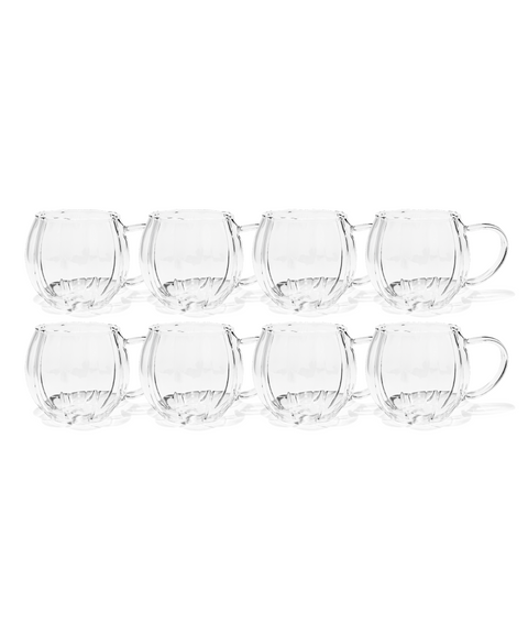 Glass cup striped design | Oslo