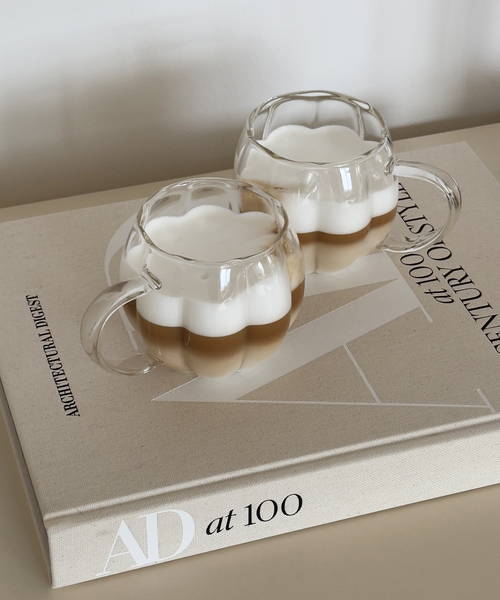 Glastasse im Streifen-Design aus der Serie Oslo – Produktansicht