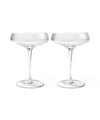 Geriffeltes Champagnerglas | Paris