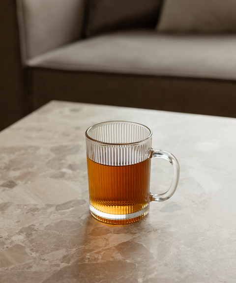 Fluted glass cup (300ml) | Paris