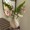 Poppy Field 8-Piece Bouquet in White, Rose & Green | Bloom