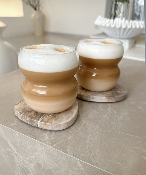 Kleines Glas mit zwei Bubbles aus der Serie Rio – Materialdetail