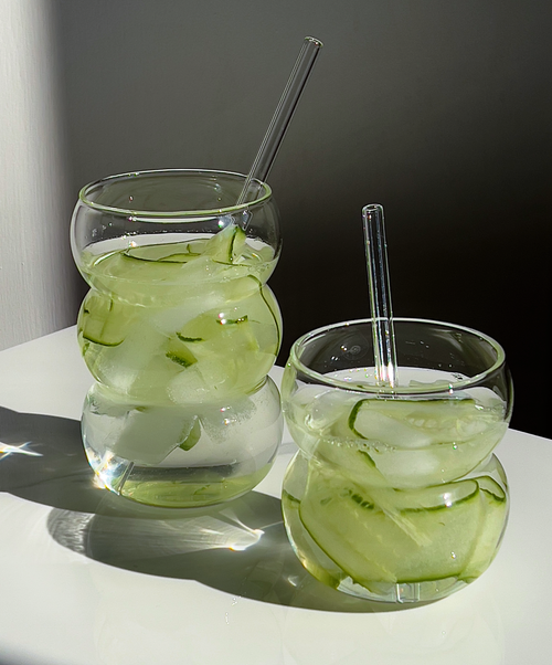 Kleines Glas mit zwei Bubbles aus der Serie Rio – Produktansicht