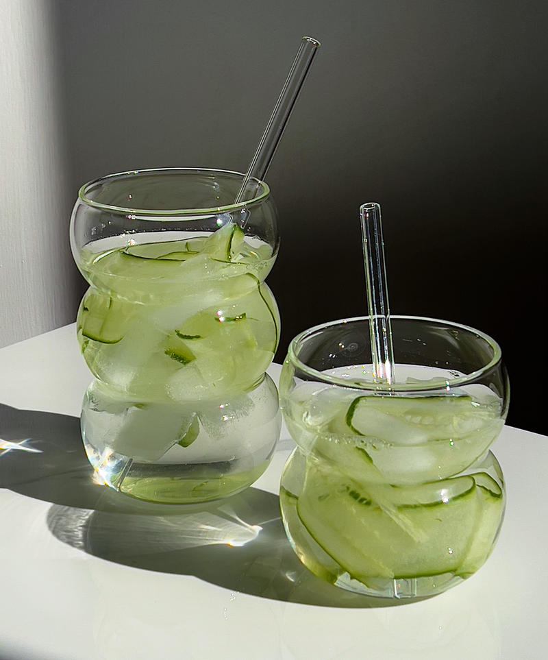 Kleines Glas mit zwei Bubbles aus der Serie Rio – Produktansicht