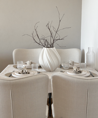 Ceramic vase in cream white | Flora